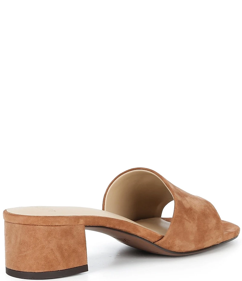 Antonio Melani Niya Suede Easy Slip On Dress Sandal Mules