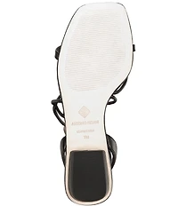 Antonio Melani Nova Leather Ornamented Strappy Flat Sandals