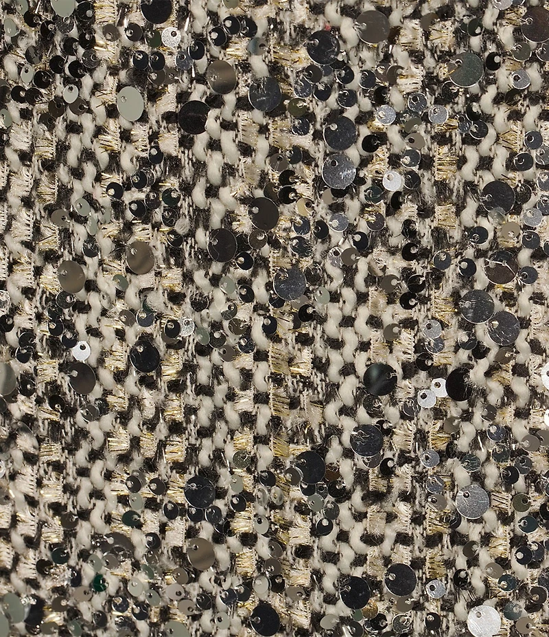 Antonio Melani Nyomi Sequin Tweed A Line Mini Skirt