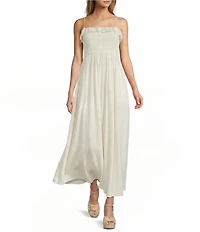 Antonio Melani Oakley Smock Square Neck Sleeveless Maxi Dress