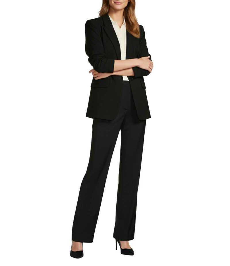 Antonio Melani Oaklynn Wool Notch Lapel Elastic Sleeve Coordinating Blazer