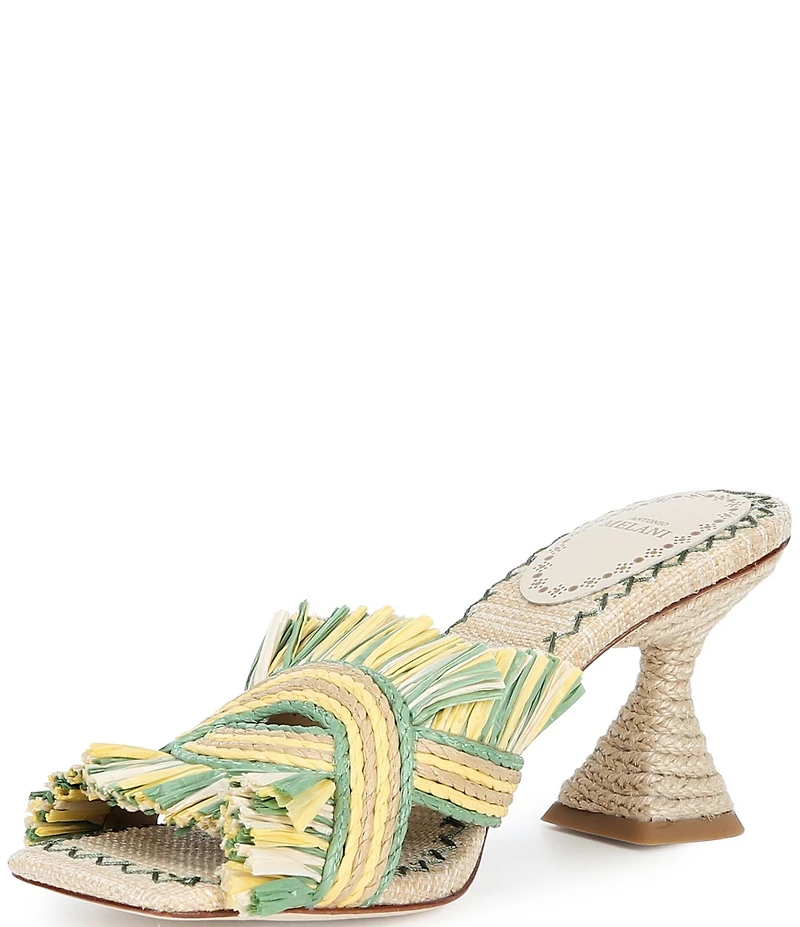 Antonio Melani Ollie Fringe Raffia Mules