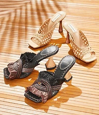 Antonio Melani Ollie Fringe Raffia Mules