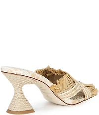 Antonio Melani Ollie Fringe Raffia Mules