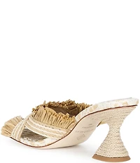 Antonio Melani Ollie Fringe Raffia Mules