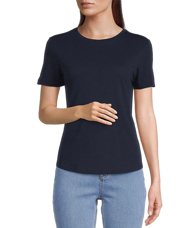 Antonio Melani Pamela Short Sleeve Knit Cotton Tee shirt