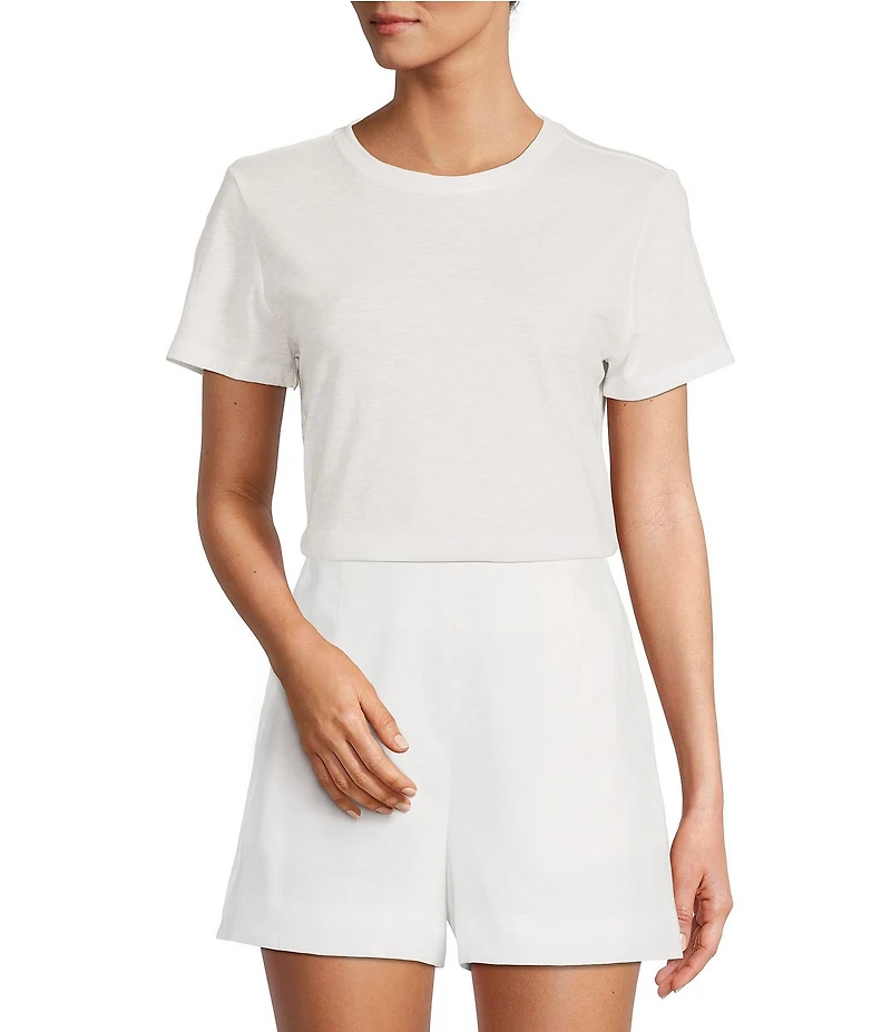 Antonio Melani Pamela Short Sleeve Knit Cotton Tee shirt