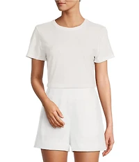 Antonio Melani Pamela Short Sleeve Knit Cotton Tee shirt