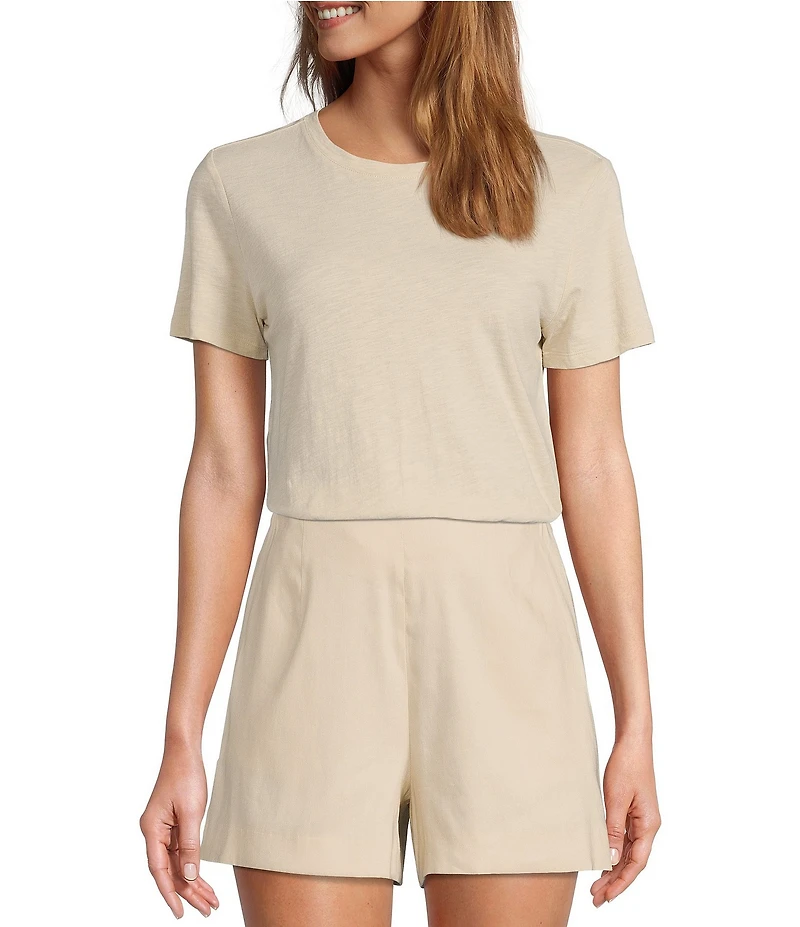 Antonio Melani Pamela Short Sleeve Knit Cotton Tee shirt