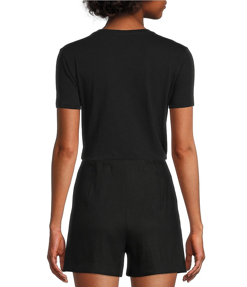 Antonio Melani Pamela Short Sleeve Knit Cotton Tee shirt