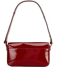 Antonio Melani Paolo Patent Leather Flap Shoulder Bag