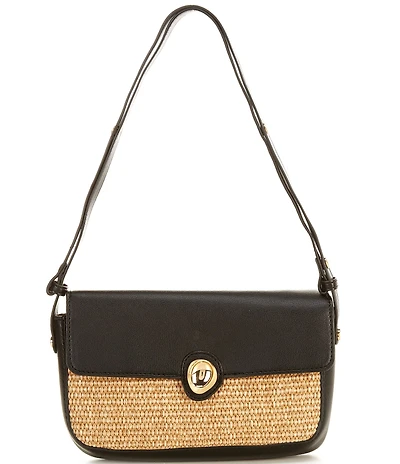 Antonio Melani Paolo Straw Shoulder Bag