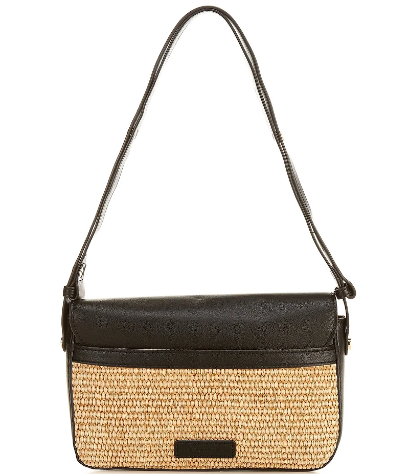 Antonio Melani Paolo Straw Shoulder Bag
