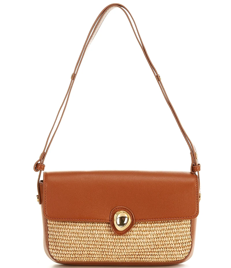 Antonio Melani Paolo Straw Shoulder Bag