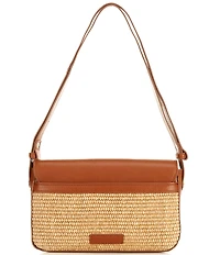Antonio Melani Paolo Straw Shoulder Bag