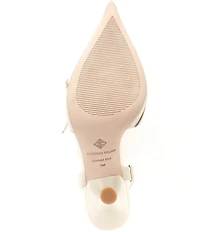 Antonio Melani Pomona Leather Bow Slingback Pumps