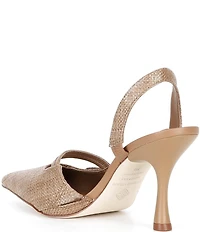 Antonio Melani Pomona Raffia Bow Slingback Pumps