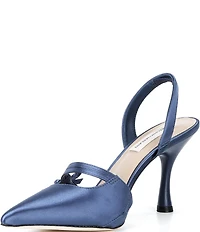Antonio Melani Pomona Satin Bow Slingback Pumps
