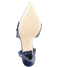 Antonio Melani Pomona Satin Bow Slingback Pumps