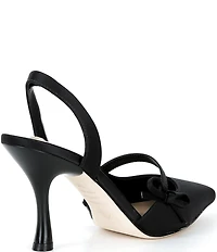 Antonio Melani Pomona Satin Bow Slingback Pumps