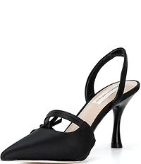 Antonio Melani Pomona Satin Bow Slingback Pumps