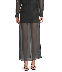 Antonio Melani Priscilla Coordinating Organza Midi Skirt