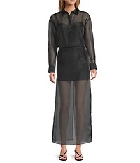 Antonio Melani Priscilla Coordinating Organza Midi Skirt