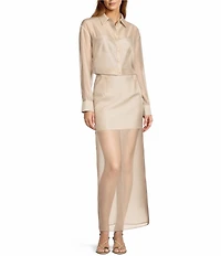 Antonio Melani Priscilla Coordinating Organza Midi Skirt