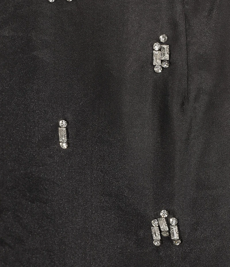 Antonio Melani Priscilla Coordinating Sheer Jeweled Organza Midi Skirt