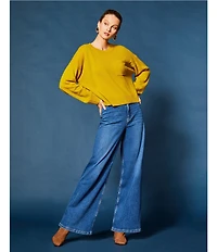 Antonio Melani Raleigh High Rise Wide Leg Jeans