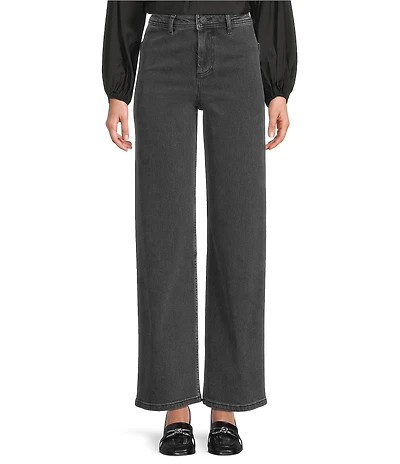 Antonio Melani Raleigh Stretch Denim High Rise Straight Leg Jeans