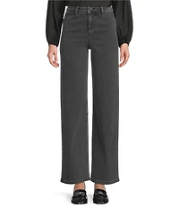 Antonio Melani Raleigh Stretch Denim High Rise Straight Leg Jeans