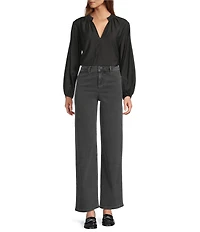 Antonio Melani Raleigh Stretch Denim High Rise Straight Leg Jeans