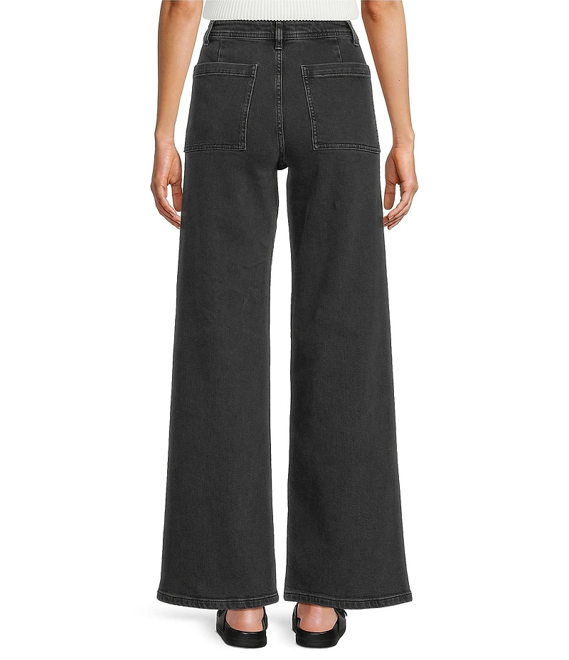 Antonio Melani Raleigh Stretch Denim High-Rise Straight Leg Jeans