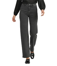 Antonio Melani Raleigh Stretch Denim High Rise Straight Leg Jeans