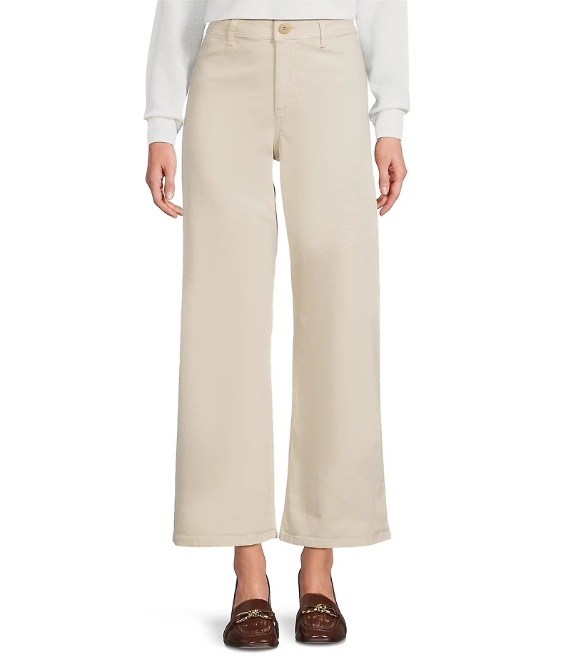 Antonio Melani Raleigh Stretch Twill High Rise Wide Leg Pants
