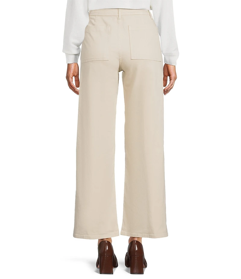 Antonio Melani Raleigh Stretch Twill High Rise Wide Leg Pants