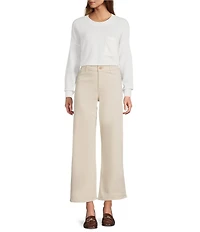Antonio Melani Raleigh Stretch Twill High Rise Wide Leg Pants