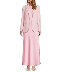 Antonio Melani Remy Notch Lapel One Button Blazer