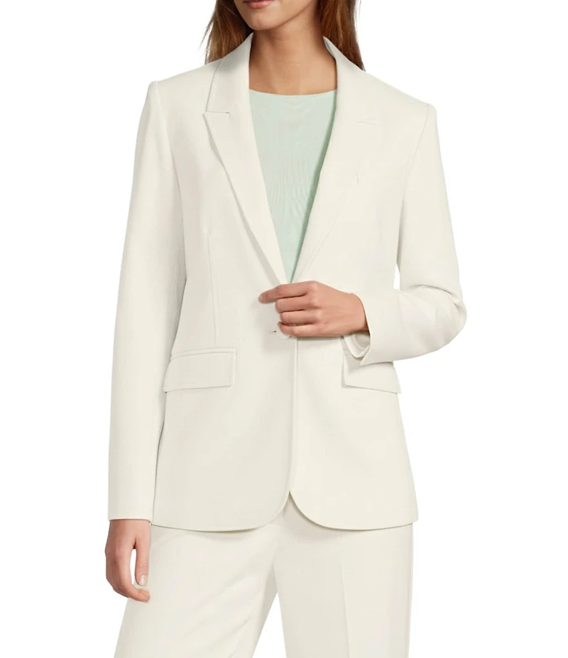 Antonio Melani Remy Notch Lapel One Button Blazer