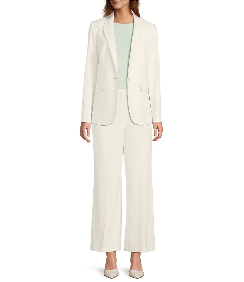 Antonio Melani Remy Notch Lapel One Button Blazer