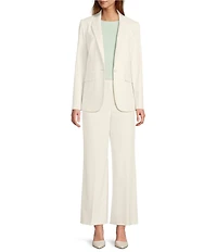 Antonio Melani Remy Notch Lapel One Button Blazer