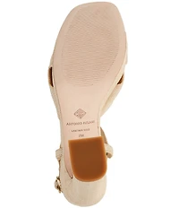 Antonio Melani Renata Linen Platform Knot Dress Sandals