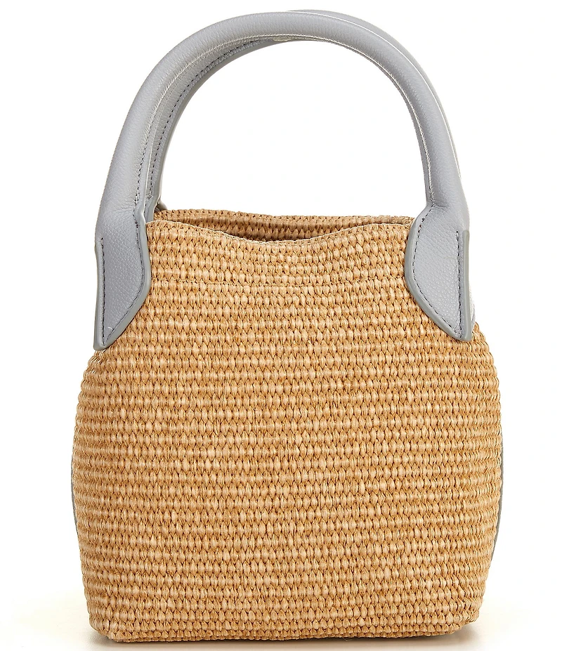 Antonio Melani Mya Raffia Boxy Handle Resort Bag