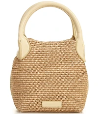 Antonio Melani Mya Raffia Boxy Handle Resort Bag