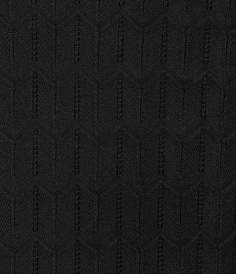 Antonio Melani Ribbed V-Neck Collar Short Sleeve Shift Maxi Dress