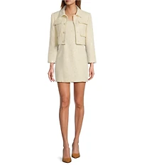 Antonio Melani Rita Sequin Tweed Jacket