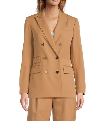 Antonio Melani Rivera Notch Collar Long Sleeve Button Front Blazer