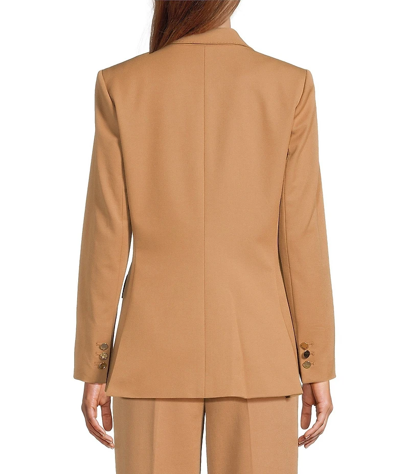 Antonio Melani Rivera Notch Collar Long Sleeve Button Front Blazer