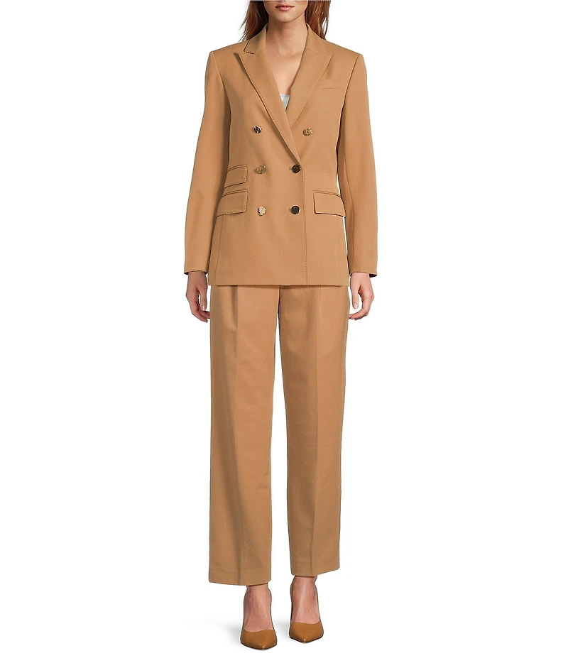 Antonio Melani Rivera Notch Collar Long Sleeve Button Front Blazer